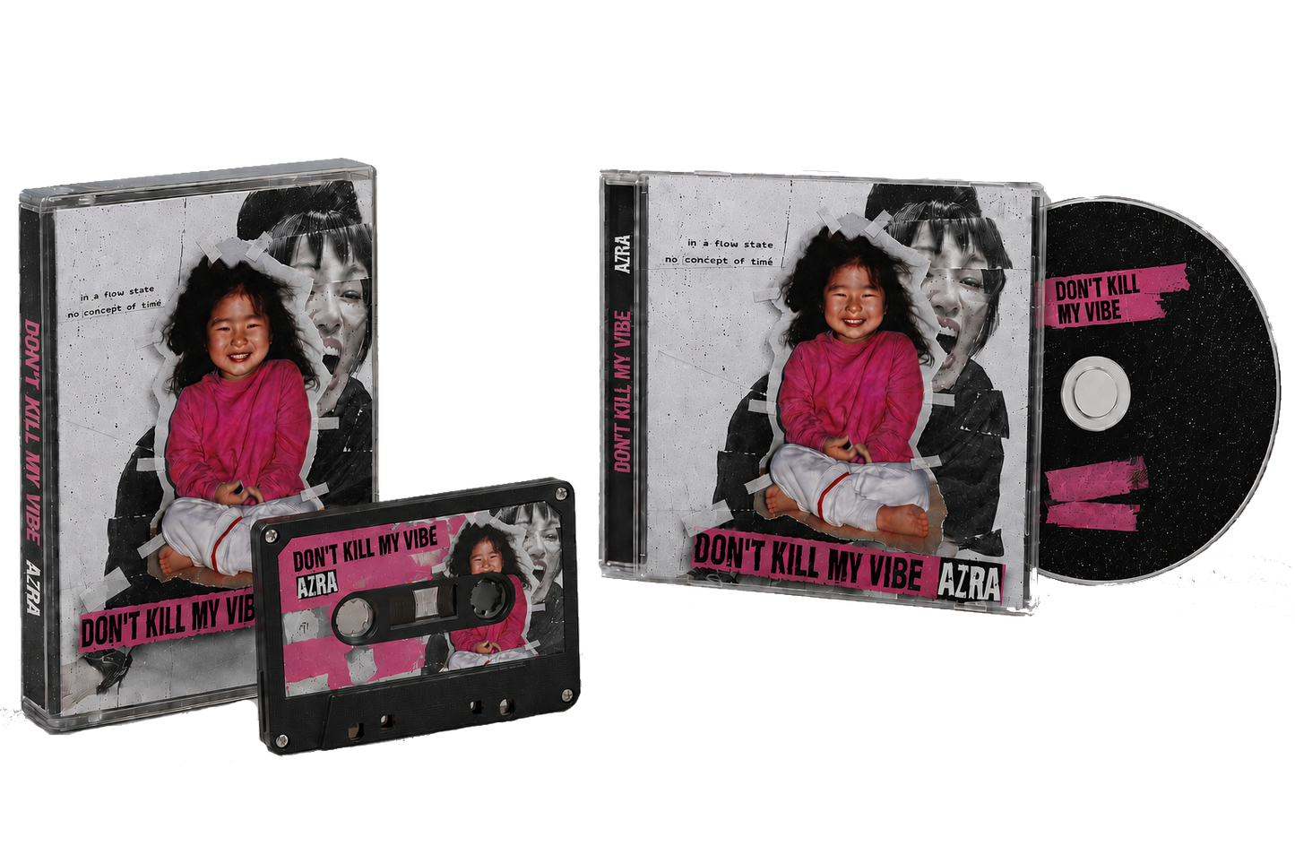 Don't Kill My Vibe Cassette Tape, CD Bundle
