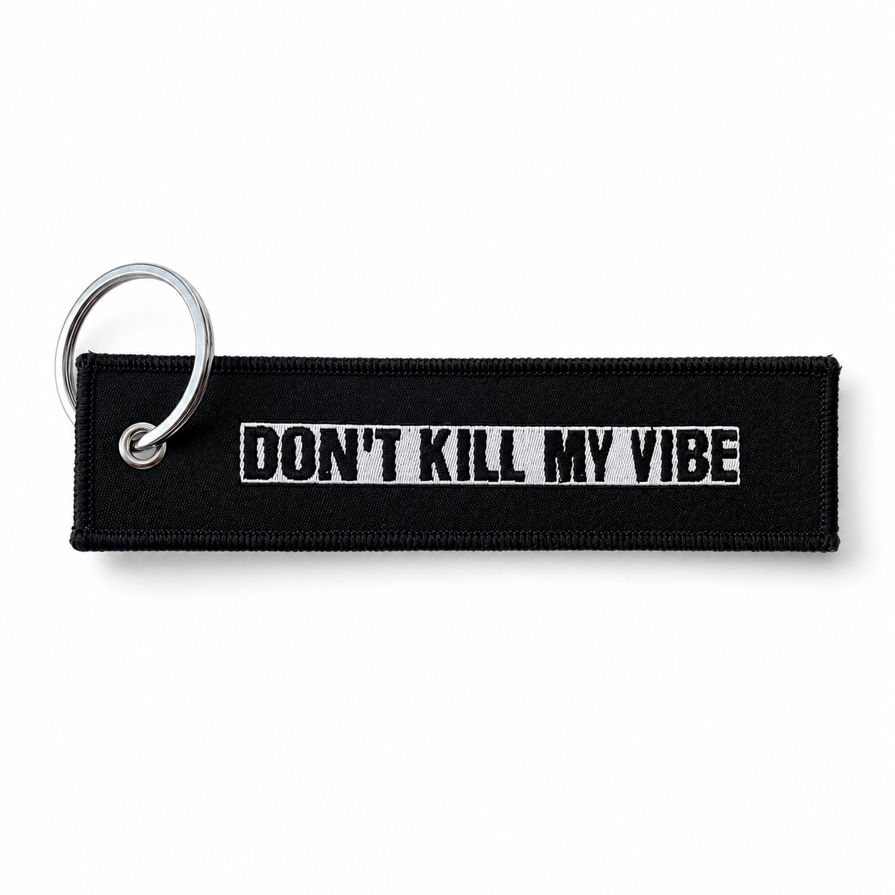 DKMV “Don’t Kill My Vibe” Embroidered Keychain
